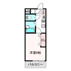 天王寺駅 徒歩7分 10階の物件間取画像